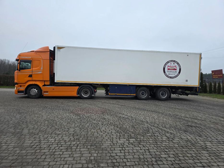 Scania R410  Scania R410 Highline + chłodnia Pacton 26 palet / Carrier Vector 1850