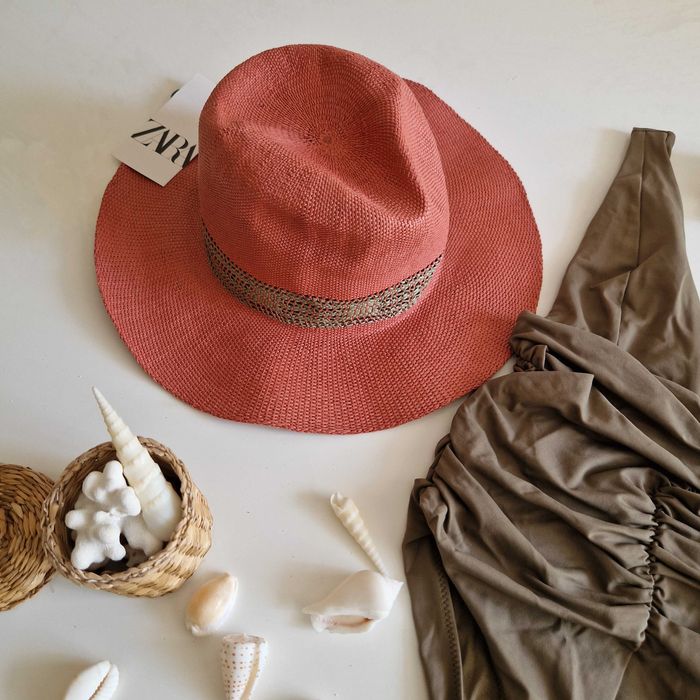 Шляпа zara S пляж