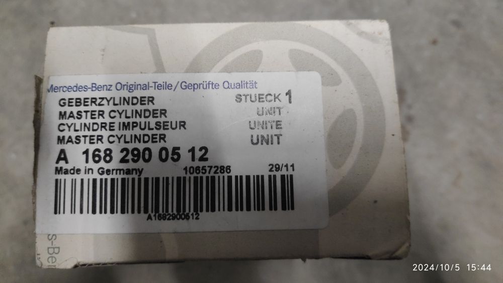 Cilindro Embraiagem Mercedes w168