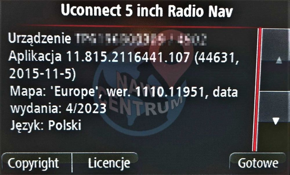 Mapy 2026/2027 Radary Fiat 500 Ducato Doblo MiTo Renegade Boxer Jumper