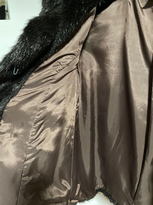 Casaco o preto imitação pêlo