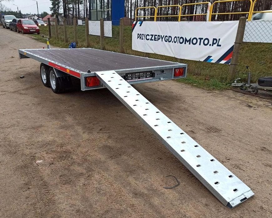 TEMARED Laweta CARPLATFORM 4,5m platforma spawana przyczepa dmc 2,7T  Platforma uniwersalna 4,5x2,10m z najazdami 2700kg i inne wymiary