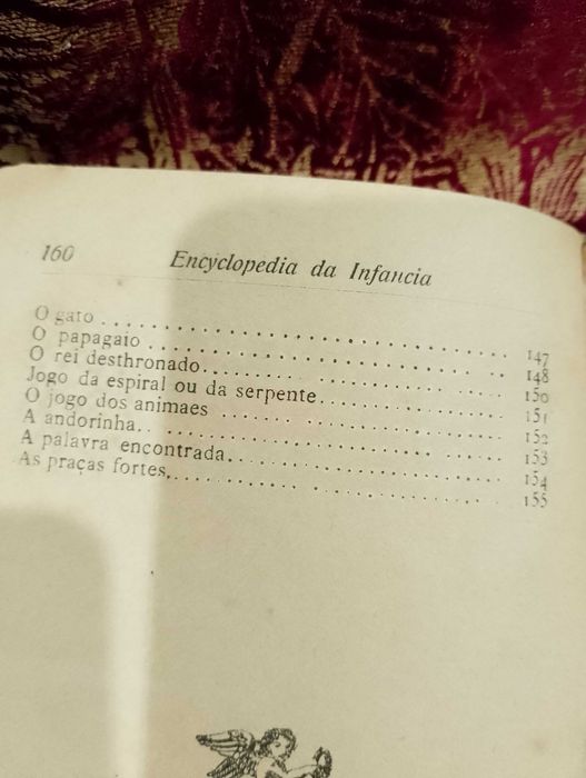 Livro Antigo - Jogos Infantis - Enciclopédia da Infância