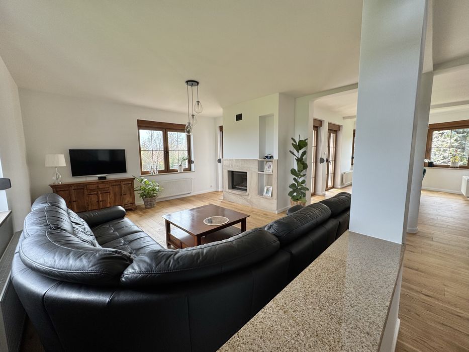 Piękny dom z widokiem na góry