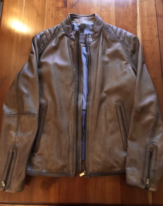 Casaco de cabedal Massimo Dutti