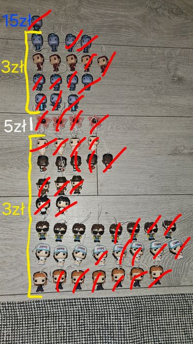 Funko pop Kinder Joy - Harry Potter, Stranger Things, DC