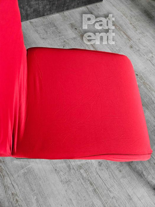 Pokrowce na krzesła elastyczne 4 sztuki czerwone komplet zestaw