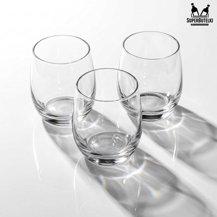 Szklanki do napojów wody 6x ZESTAW 335 ml gładkie szkło
