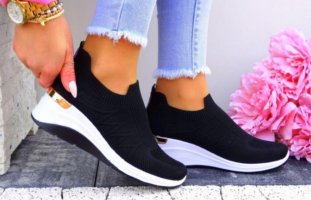 36 37 38 tenisówki 39 40 41 adidasy wsuwane slip on na materiałowe hit