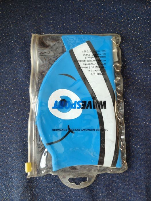 Dziecięcy silikonowy czepek pływacki WaveSport