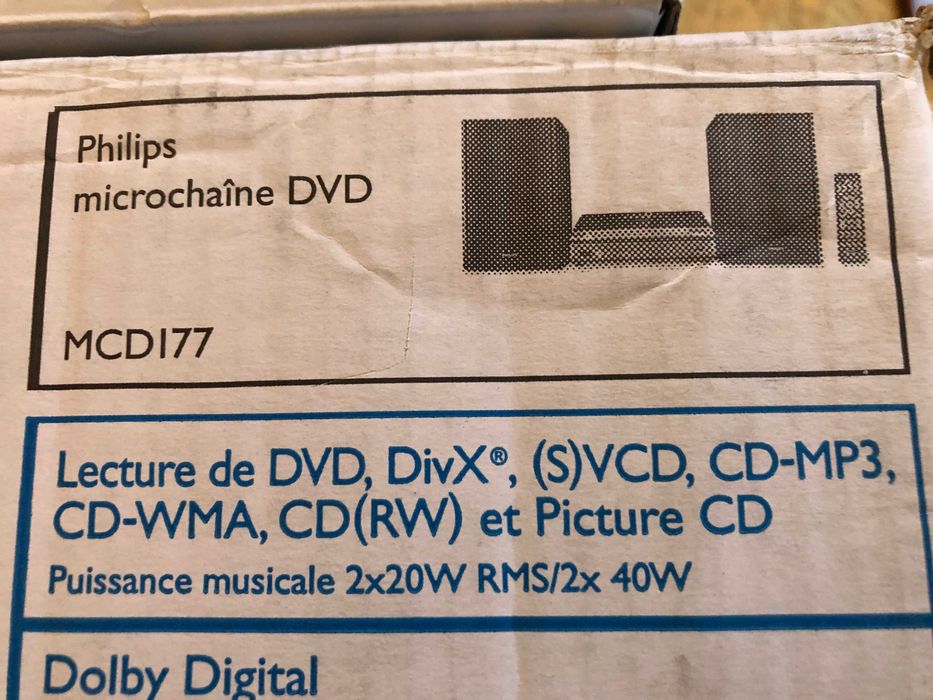 Philips mcd 177 Музыкальный центр PHILIPS MCD177/58 мікротеатр DVD MCD