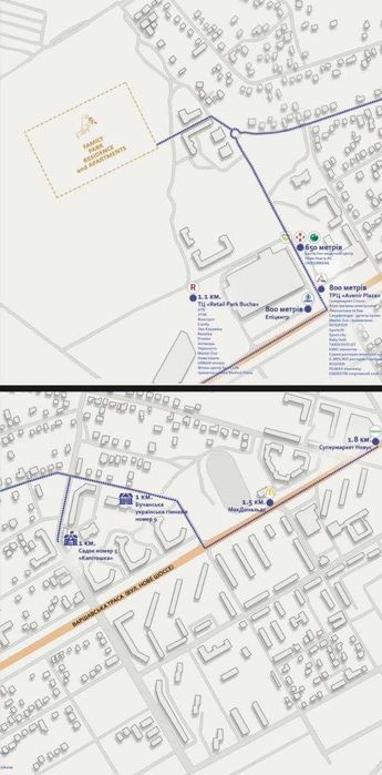 Квартира у охороняємому містечку| Центр Бучі | Розтермінування 2 роки!