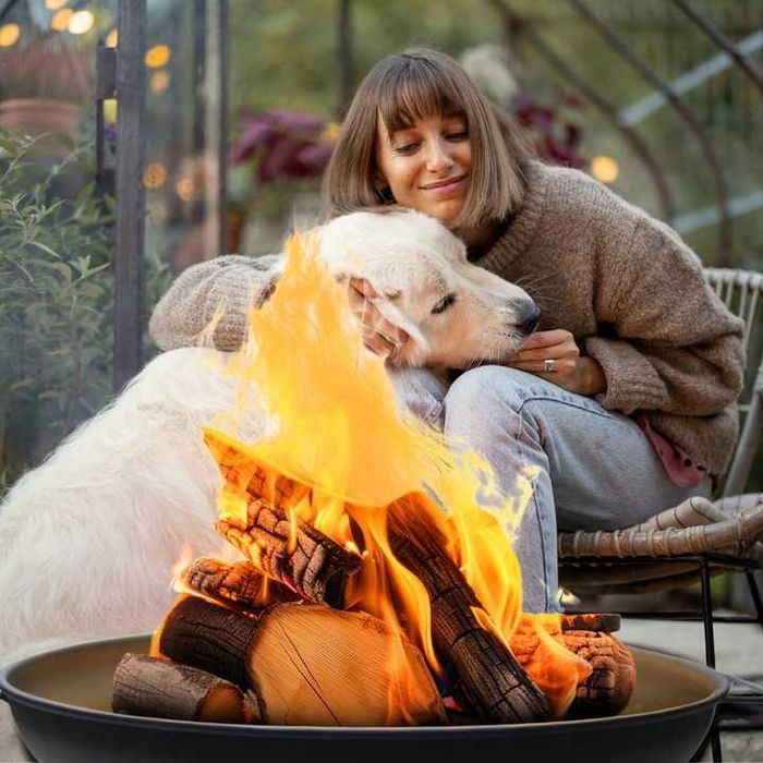 Palenisko ogrodowe okrągłe grill ogrodowy stalowy 58cm duże ognisko