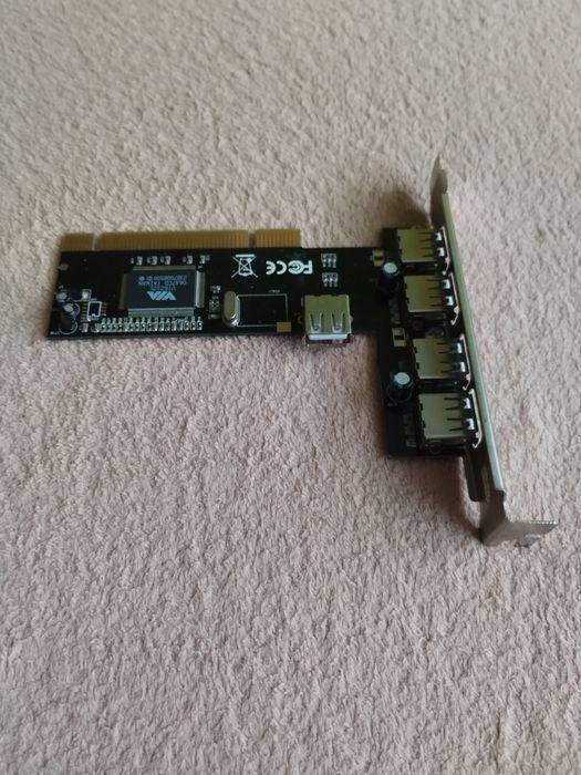 Kontroler PCI – 4x USB 2.0 + 1x USB 2.0 Wewnętrzny
