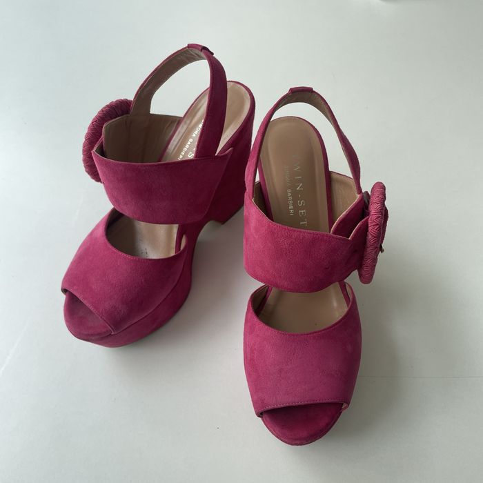 Sapatos abertos de cunha Twin-Set