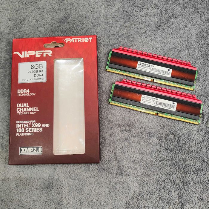 Pamięć Patriot Viper 4, DDR4, 8 GB,2666MHz, CL15