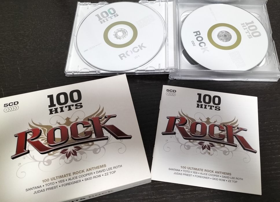 Box 5 cd. Rock heavy Metal. Hard Rock. Caixa