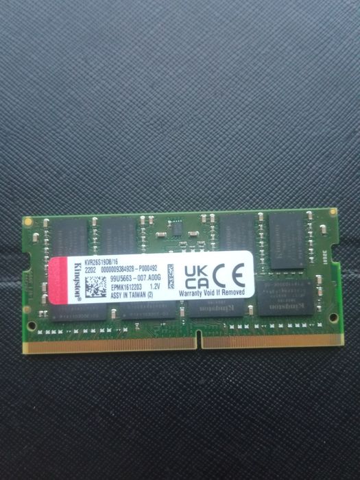Оперативна пам'ять ноутбука 16Gb DDR4