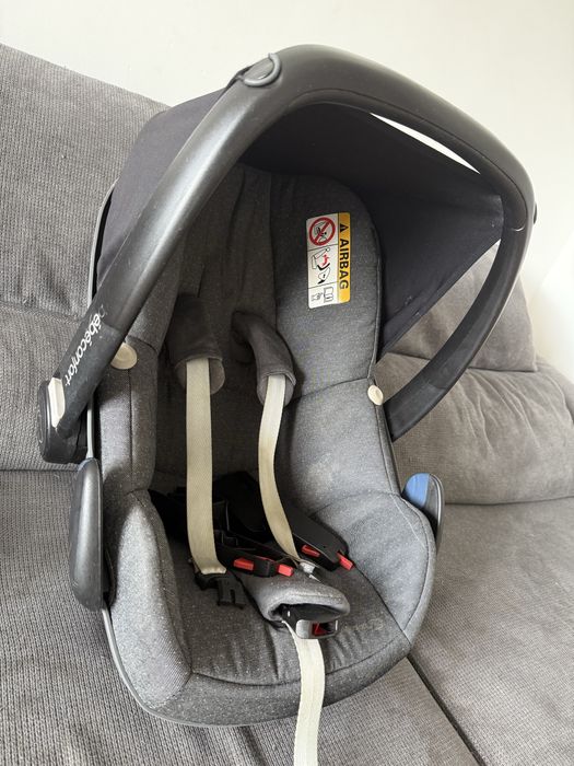 Ovo bebeconfort pebble plus + isofix bebeconfort + adapatador Quinny
