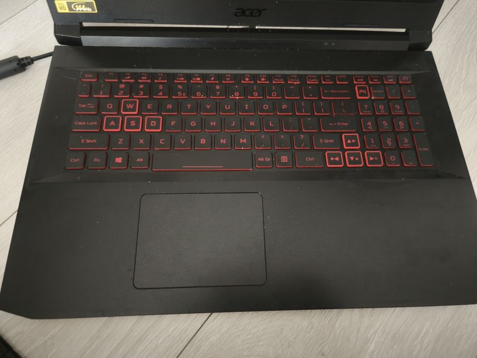 Acer nitro 17 cali 144Hz i5 11gen rtx 3050ti uszkodzony
