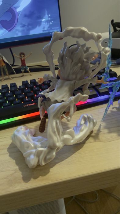 Pack Figuras Luffy Gear 5 (Sun God Nika) - One Piece