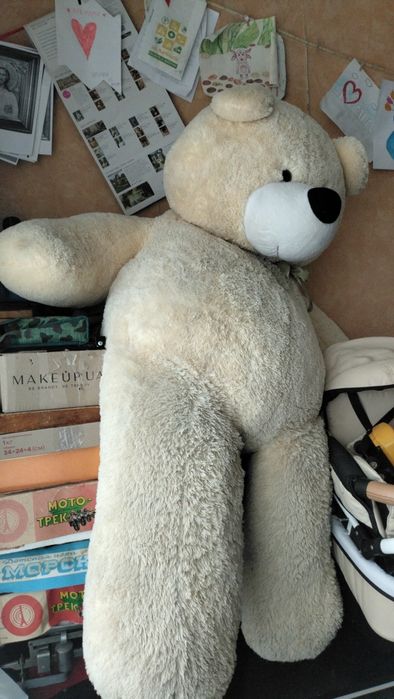 Ведмідь медведь великий плюшевий