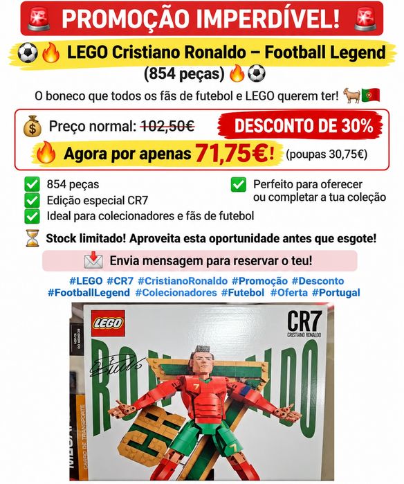 LEGO CR7 / 854 PEÇAS