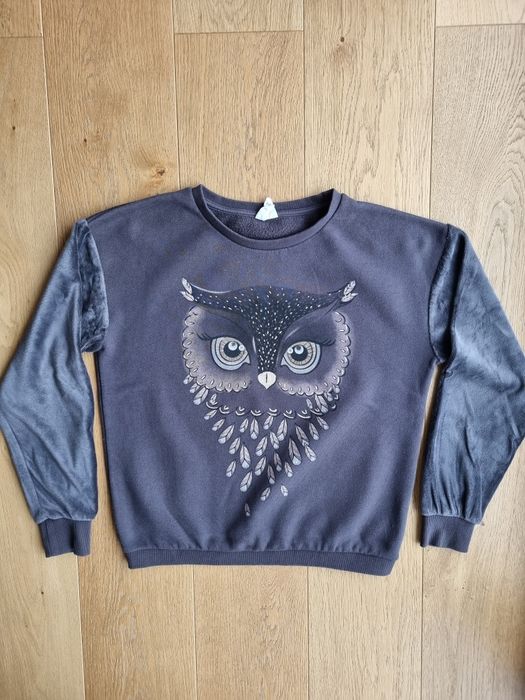 SMYK Bluza dziewczęca welur polar r. 164