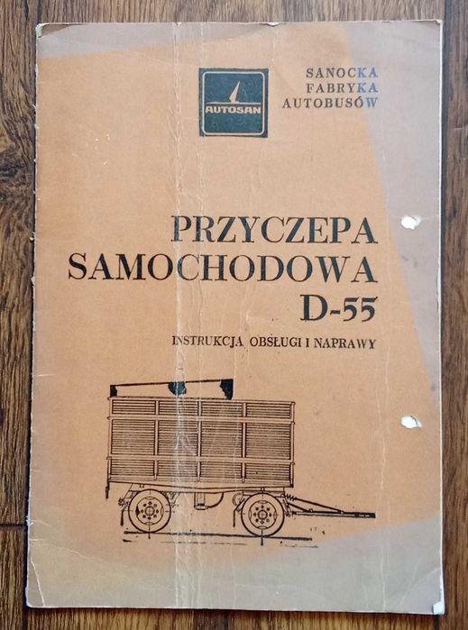 Instrukcja D55 przyczepa D-55
