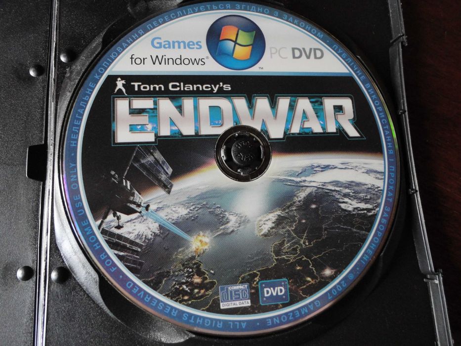 Диск Tom Clancy's End War для пк