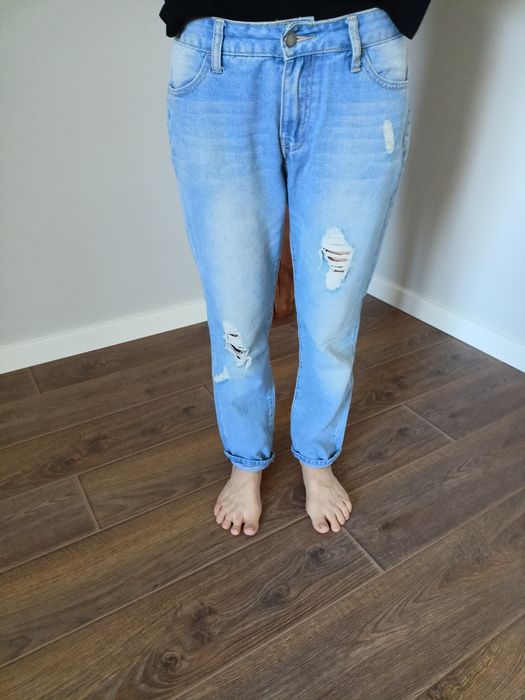 Spodnie typu boyfriend 36
