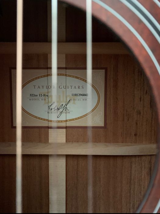 Taylor 322ce 12 Fret 2016