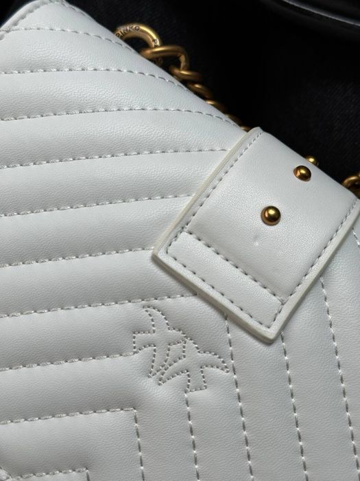 Сумочка Pinko Mini Love Bag One Simply Puff White