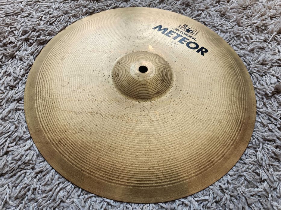 Talerz perkusyjny MEINL METEOR BRASS BOTTOM HI HAT 14 ''