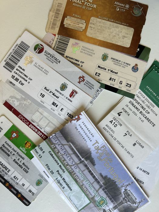 Bilhetes Sporting