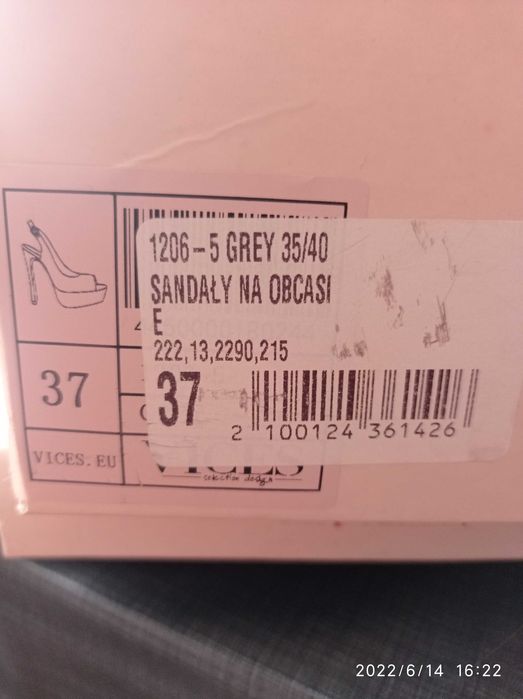 buty damskie na obcasie Vices 37