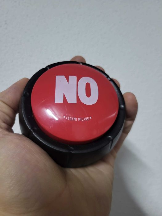 "No" Button with Sound. Office Toys