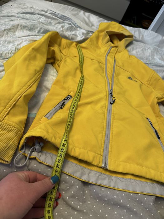 Żółta bluza kurtka softshell 152
