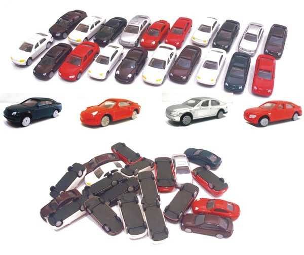 20 Modelos de carros HO antigos - ( Mercedes, BMW e Porsche )