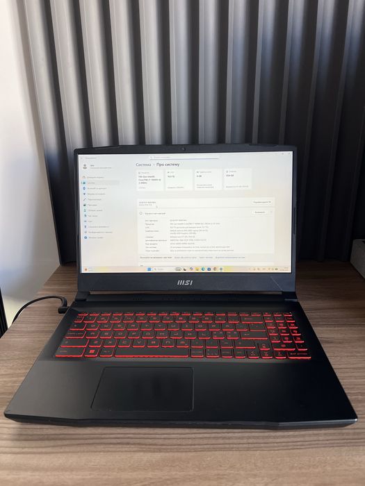 MSI Katana GF66 I7-11800H 16 Gb RTX 3060 144Hz