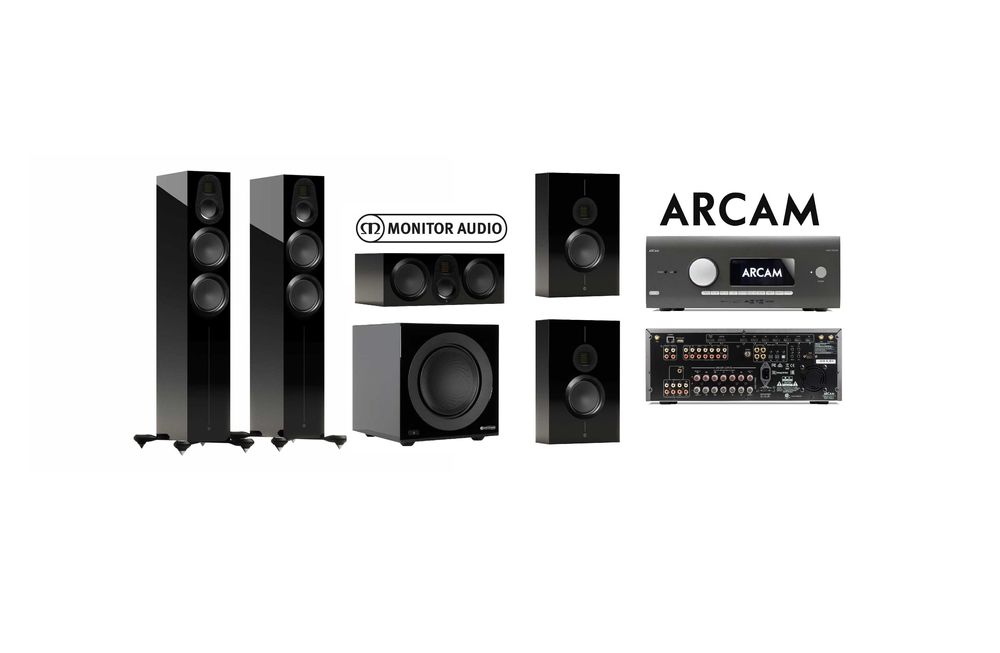 Amplituner Arcam AVR5 Monitor Audio Gold 300 6G Kino domowe Sklep RATY