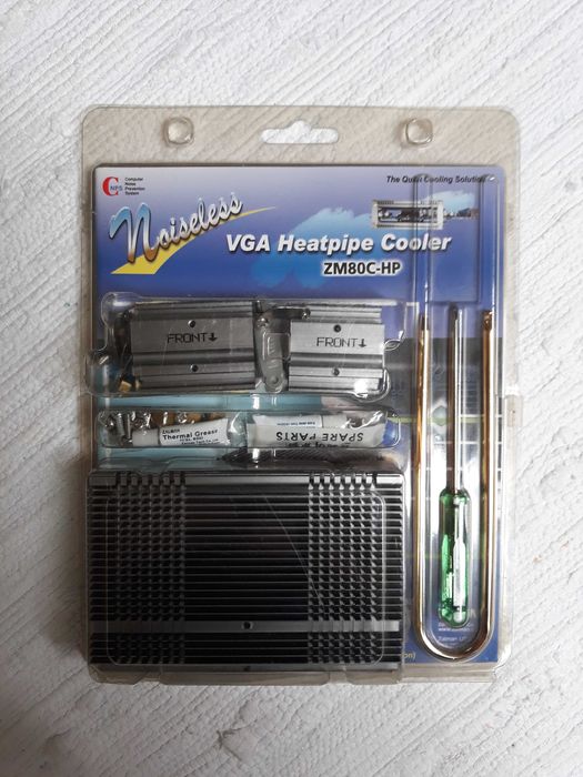 Cooler Passivo GPU Zalman ZN-80CHP - na caixa (vintage, retro)