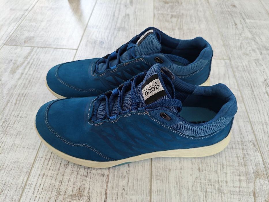 Ecco skórzane niebieskie damskie buty 39