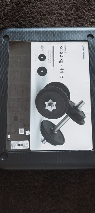 Kit musculação novo