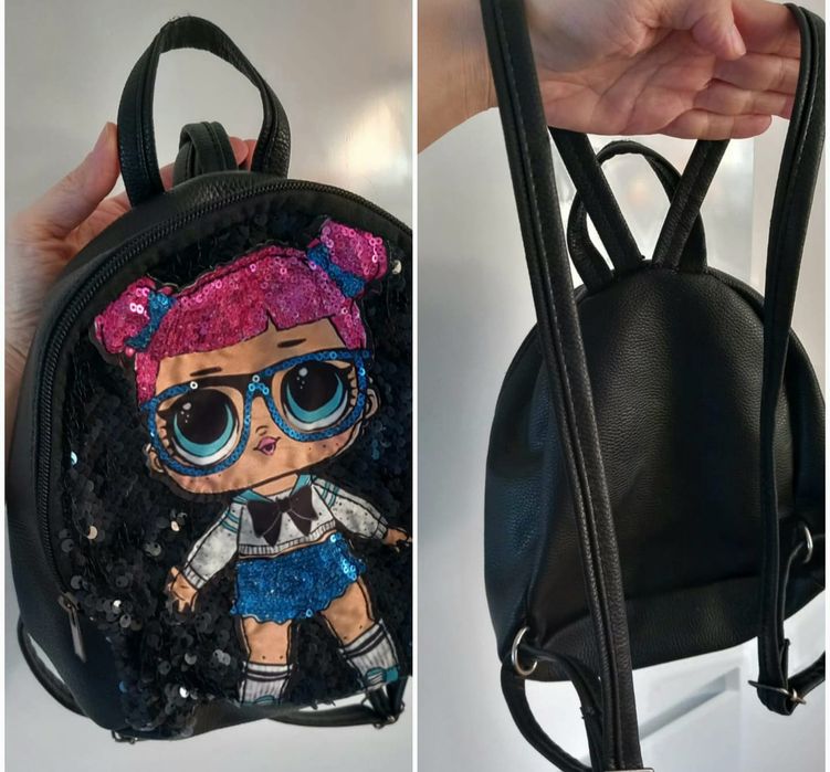 Mini plecak plecaczek 3d Cekiny LOL suprice wycieczka wakacja lato