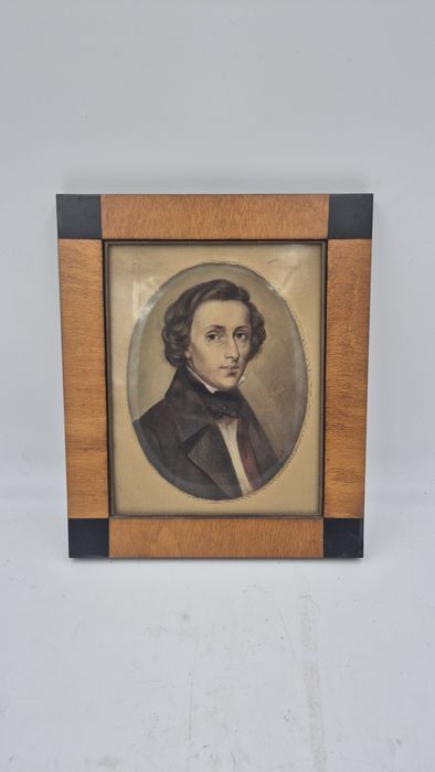 Fryderyk Chopin olej płótno Wanda Zawadzka lata 80.