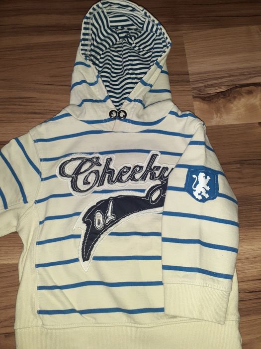 Bluza dresowa z kapturem jak nowa 74/80
