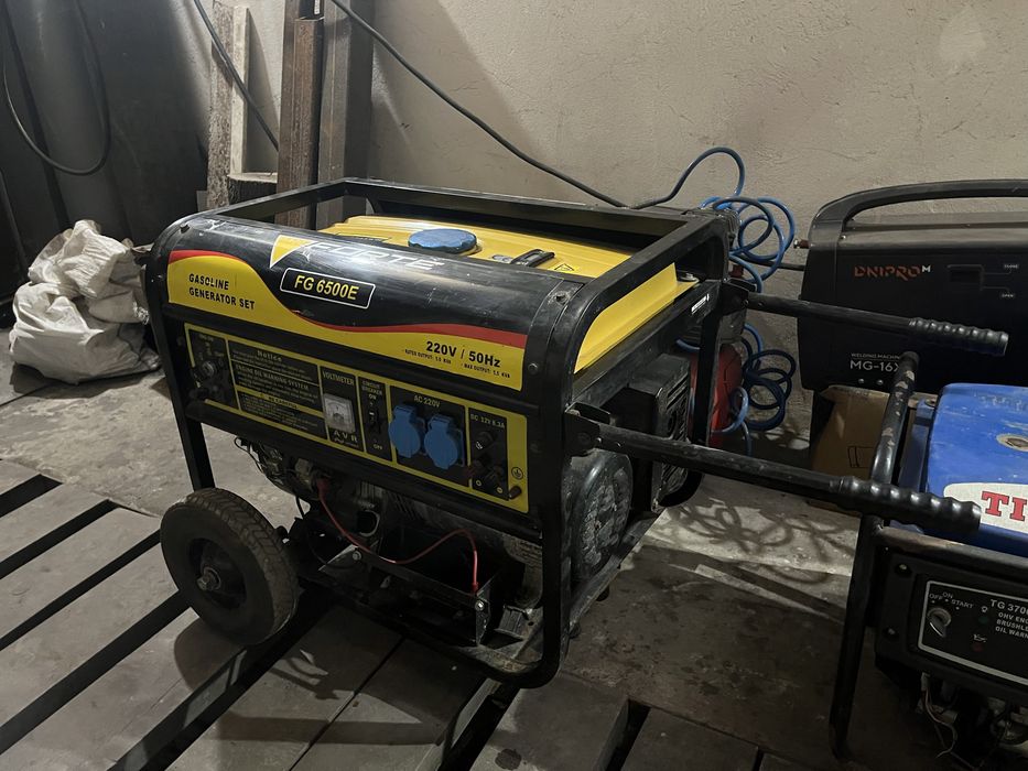 Оренда генераторов, електростанций  2,7; 6,5 кВт