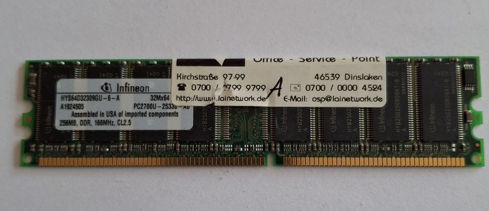 Pamięć RAM do starszych komputerow