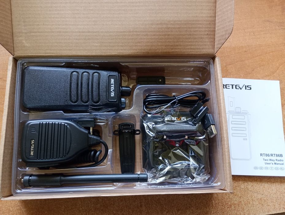 Radiotelefon Retevis RT86, walkie talkie o dużym zasięgu, dużej mocy